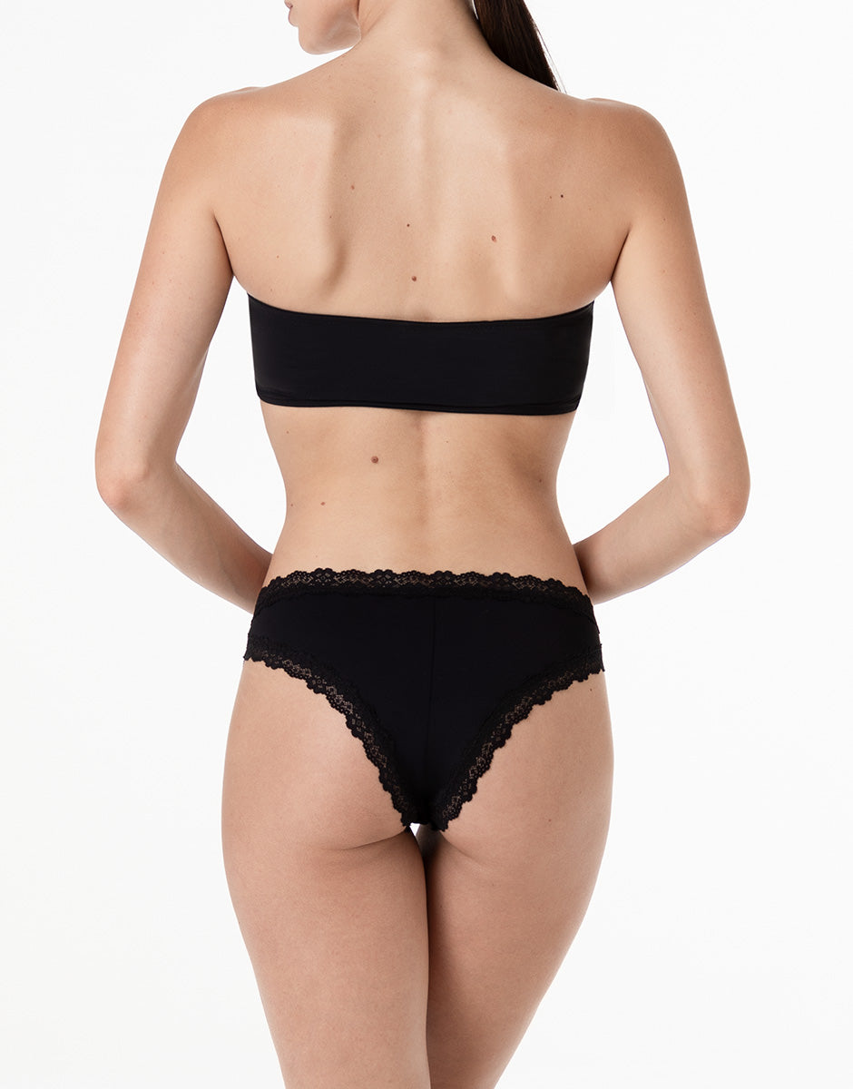Lovable So Lacy Panties Lacy Micro Brasiliano nero