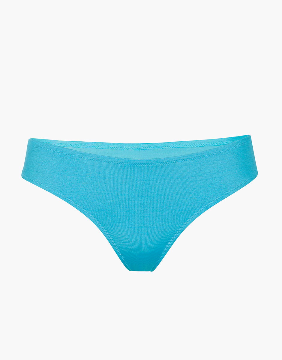 Lovable Glam Shiny Micro Essential Micro slip bikini brasiliano turchese
