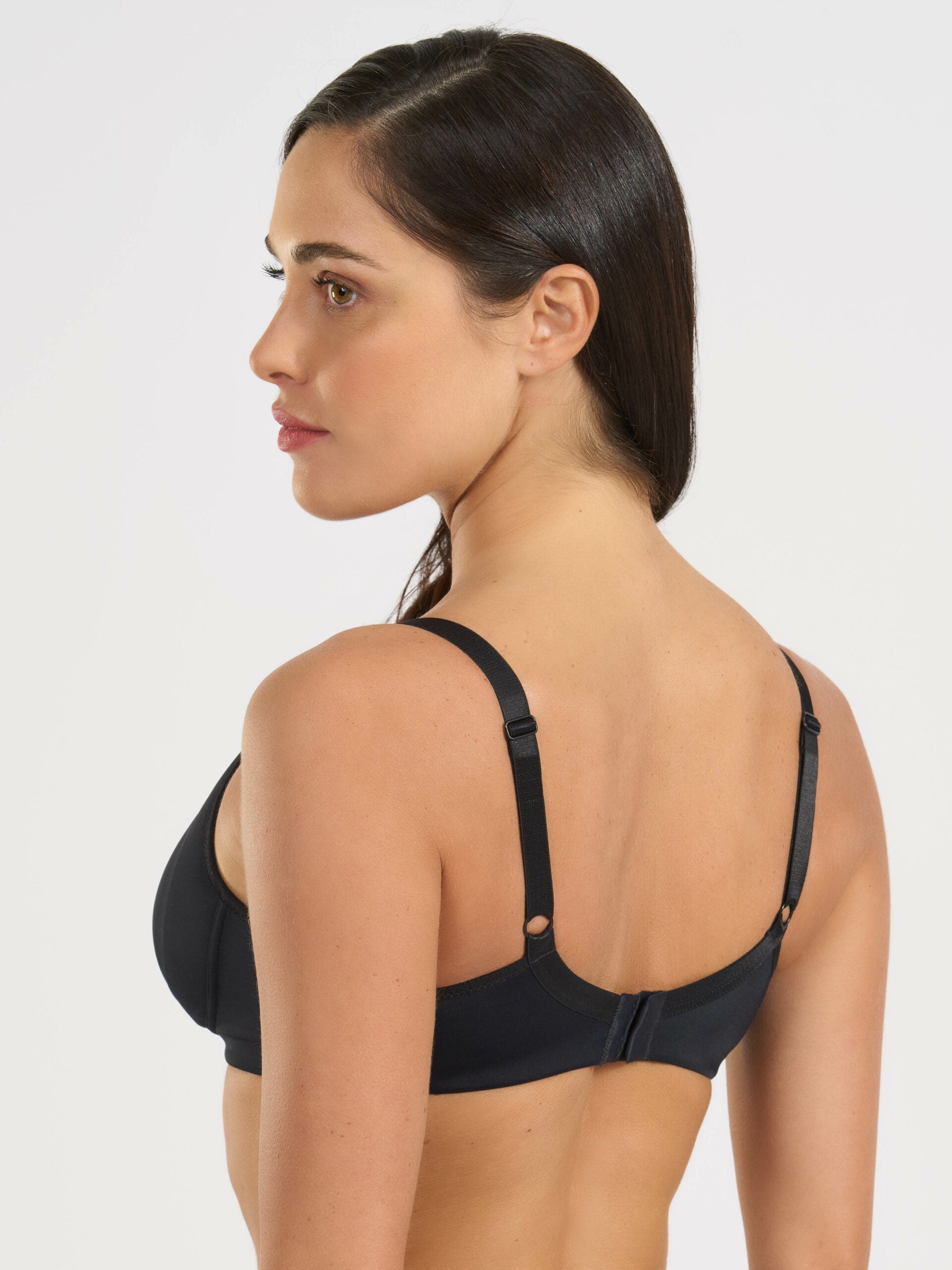SPIMAN Design reggiseno in microfibra con coppe preformate