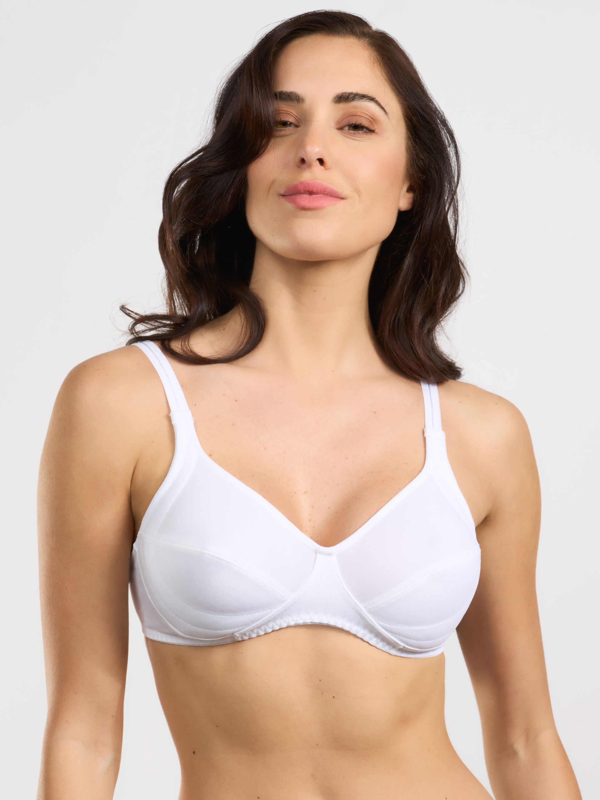 SPIMAN Millennial Reggiseno senza ferretto bianco coppa C