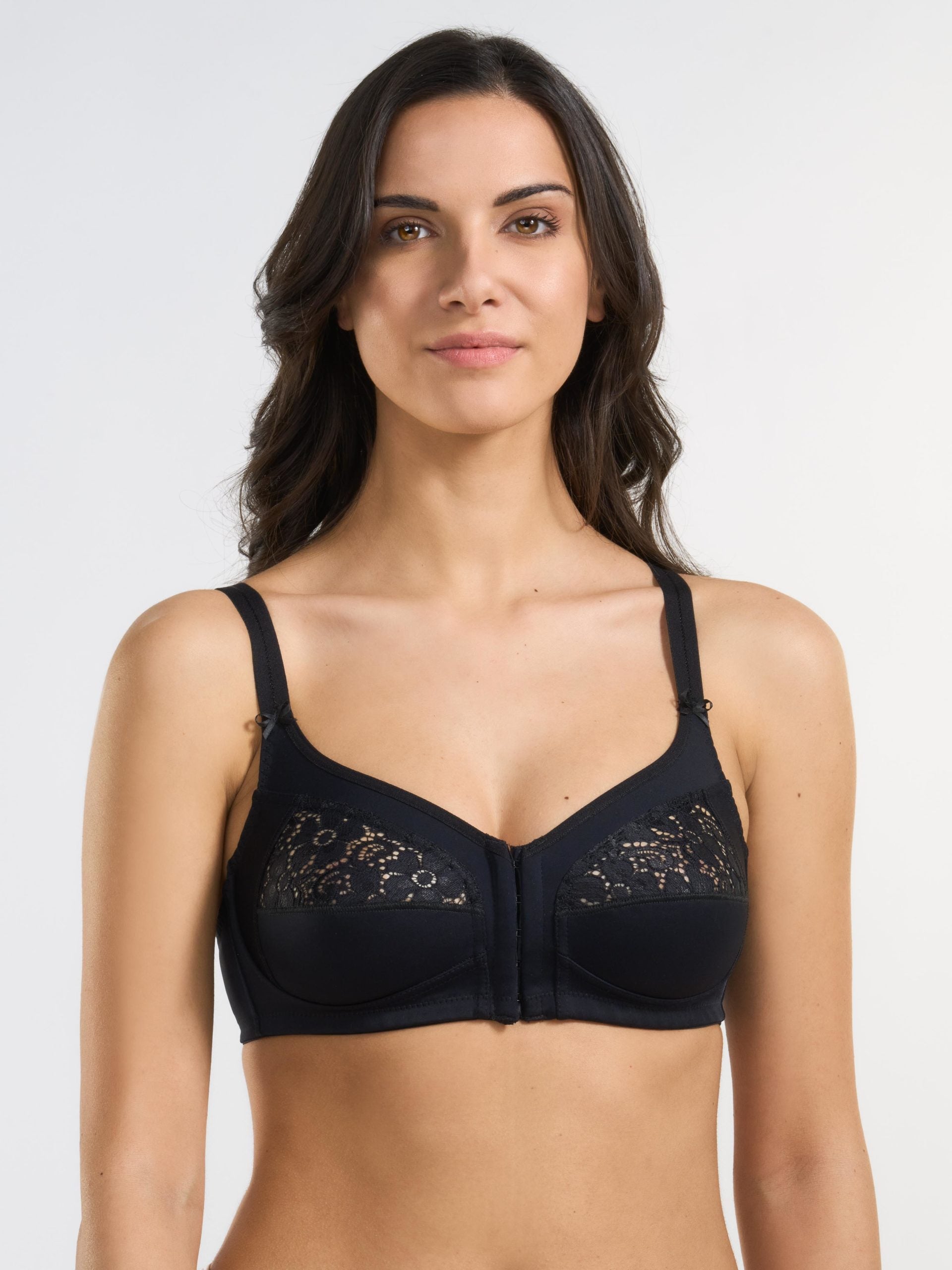 SPIMAN Comfort reggiseno in microfibra con allacciatura anteriore