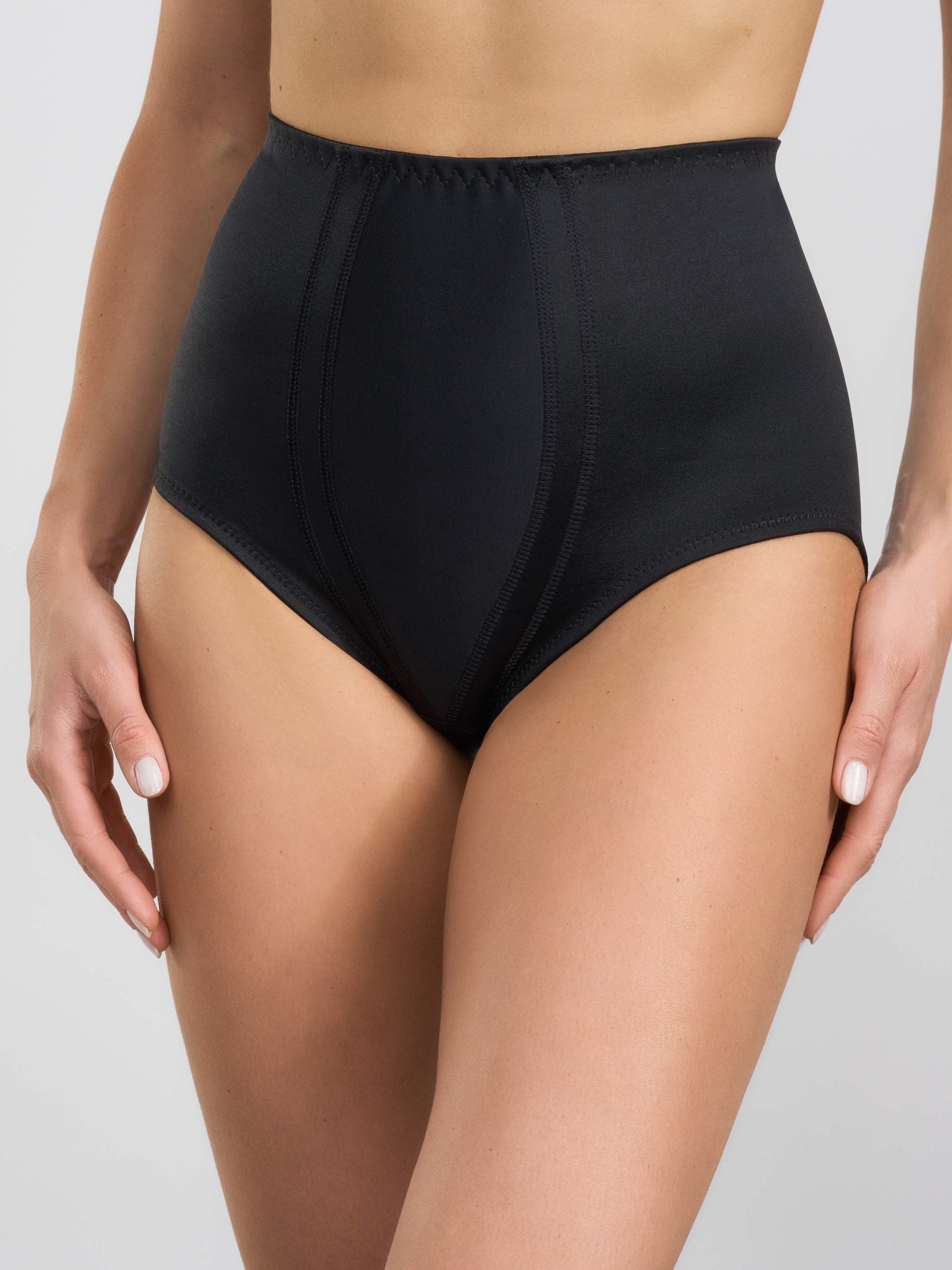 SPIMAN Design guaina contenitiva a vita alta con pannello in cotone