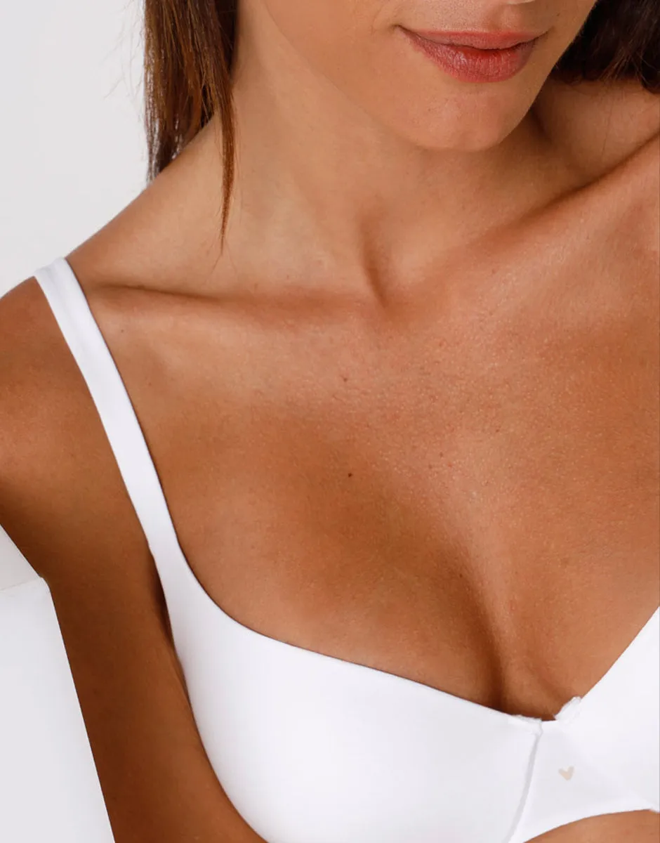 Lovable Invisible Lift Supreme reggiseno bianco con ferretto imbottito
