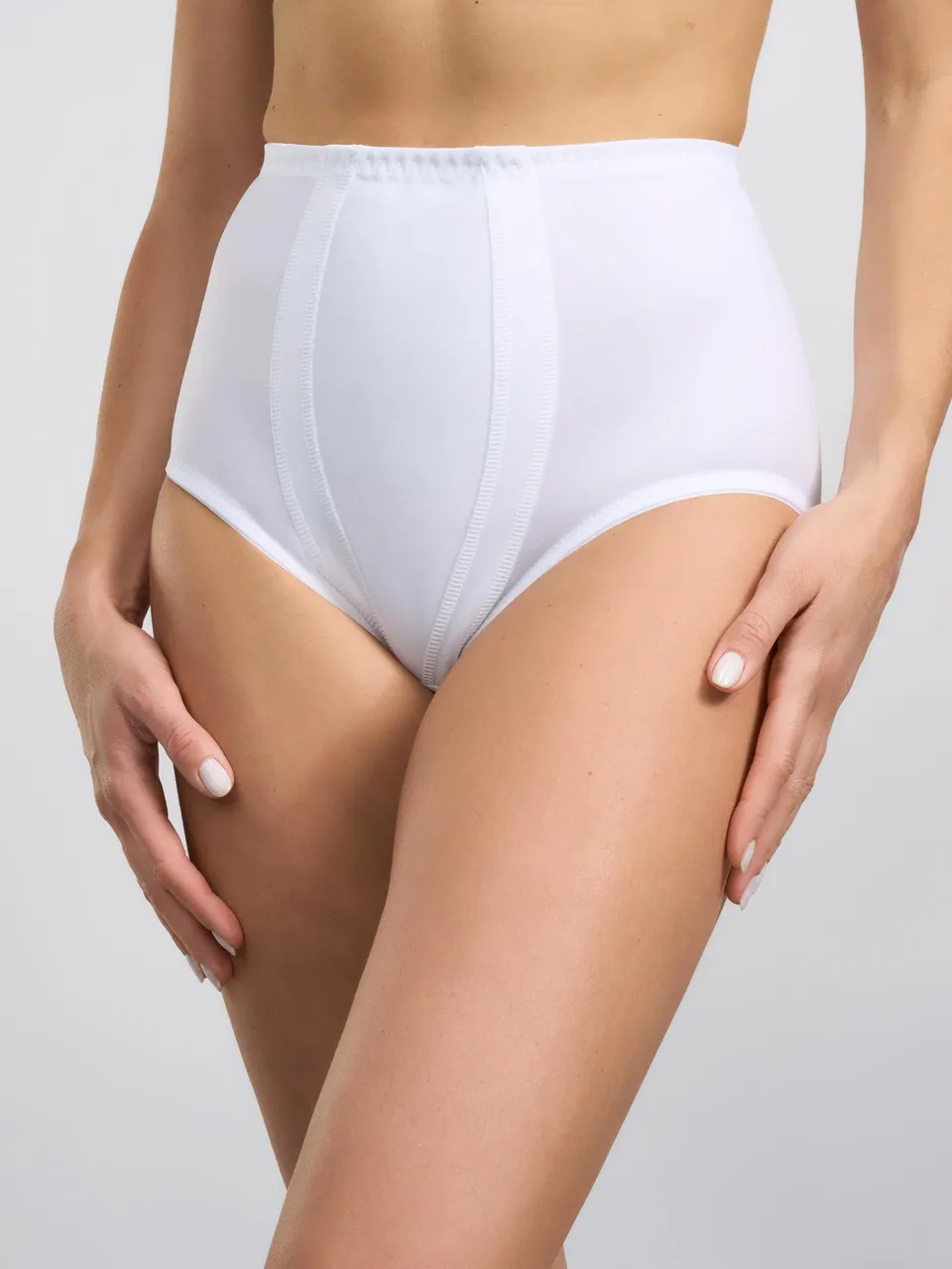 SPIMAN Design guaina contenitiva a vita alta con pannello in cotone