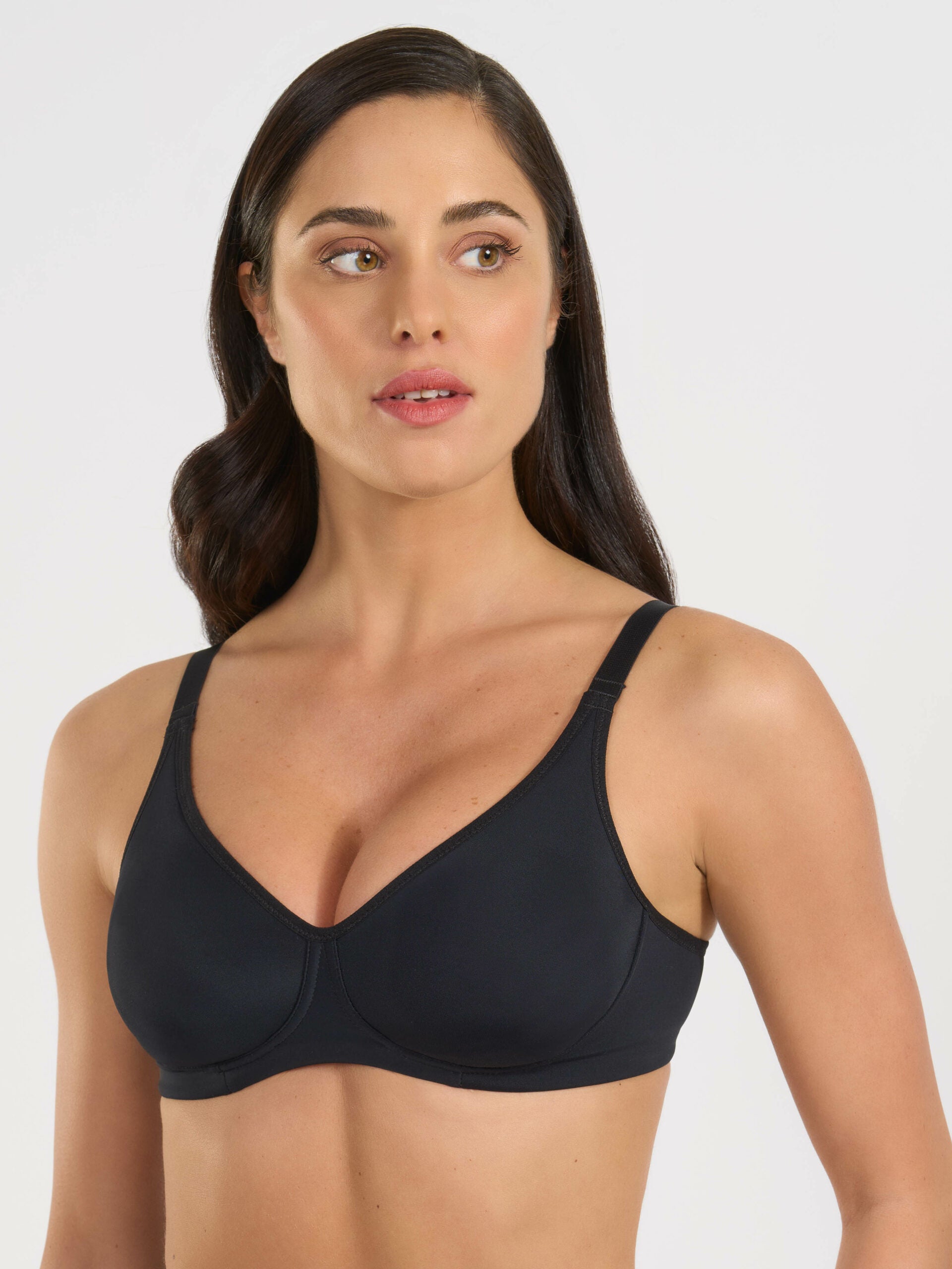 SPIMAN Design reggiseno in microfibra con coppe preformate