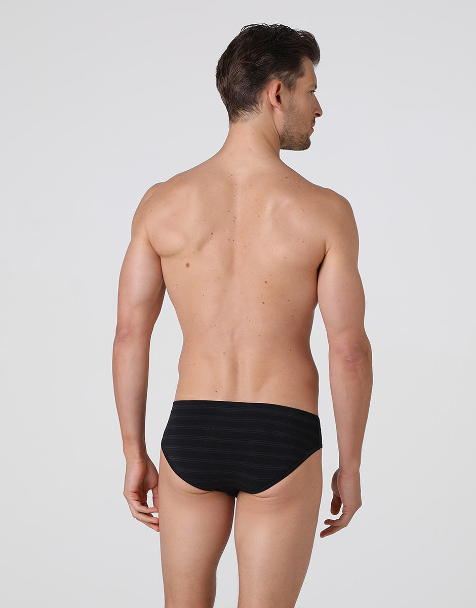 Lovable Value Elegance slip uomo nero in micromodal