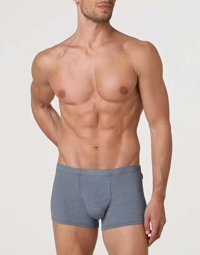 Lovable Value Elegance Piquet Micromodal boxer avio scuro