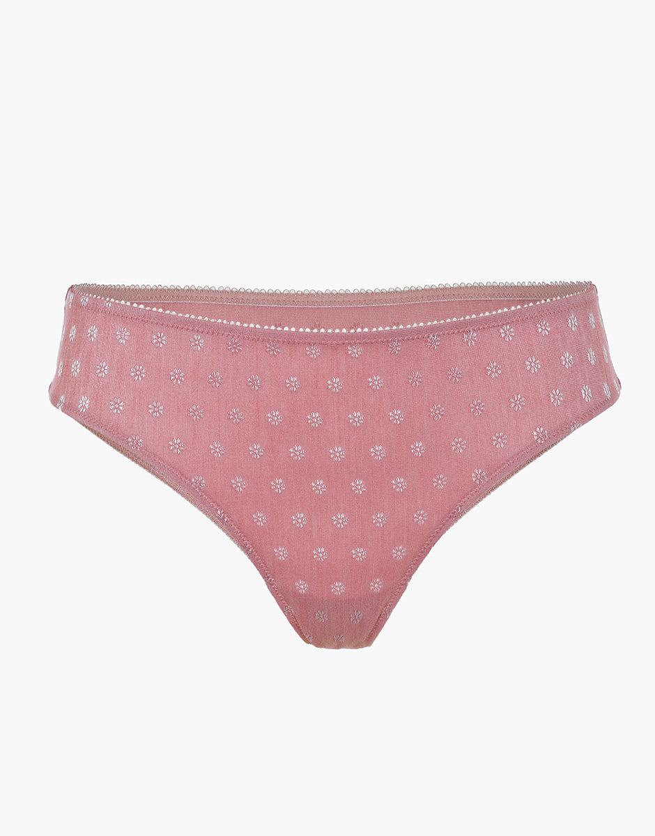 Lovable My Daily Comfort Daisy Fancy Micro brasiliano rosa polvere microfibra
