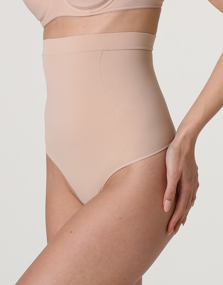 Lovable Body Bliss Guaina Perizoma Vita Alta Silhouette Shaping cipria 2/S microfibra