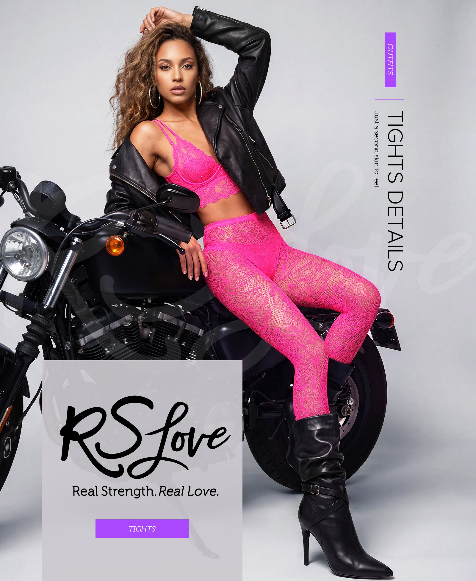 RSLOVE Patterned tights Floral Lace collant neri in pizzo