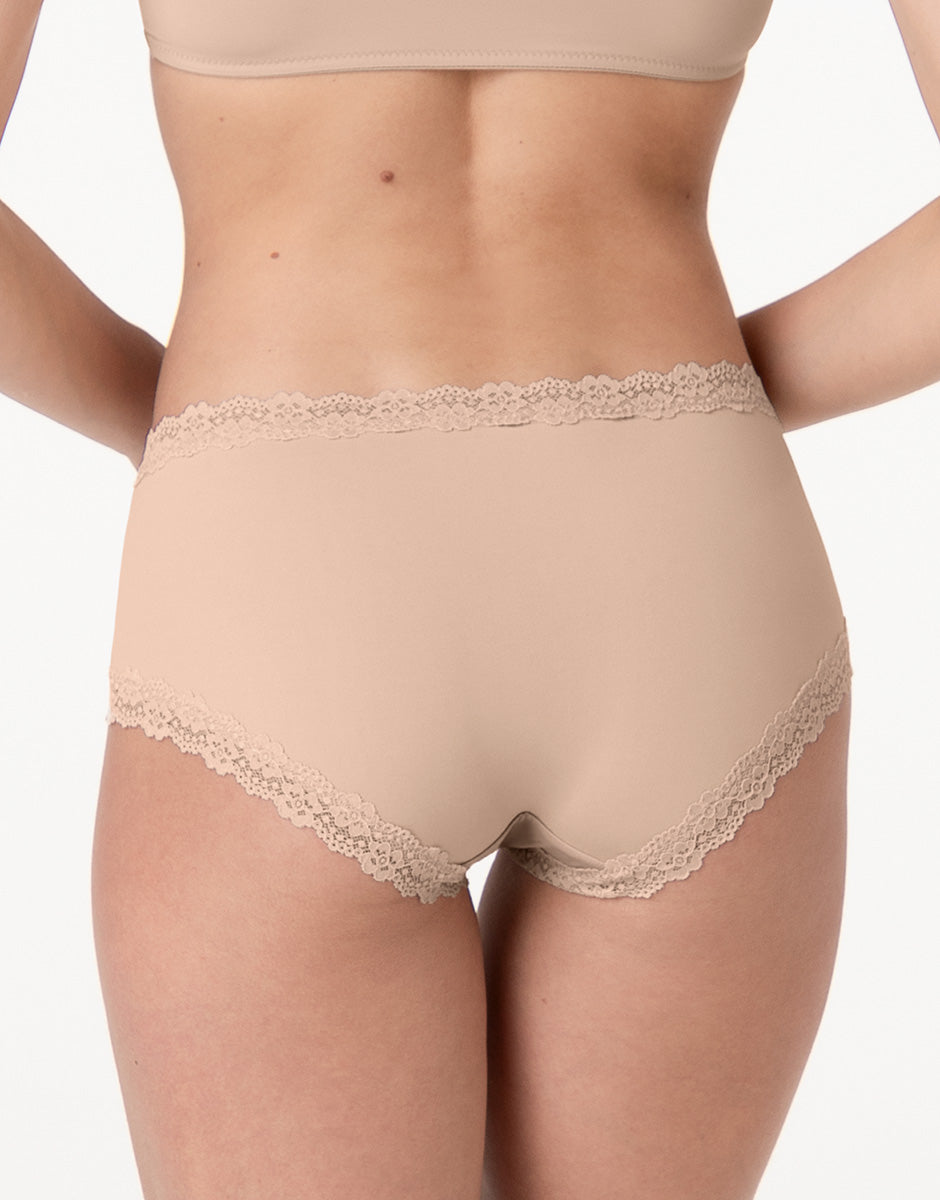 Lovable So Lacy Panties Lacy Micro culotte microfibra nudo chiaro