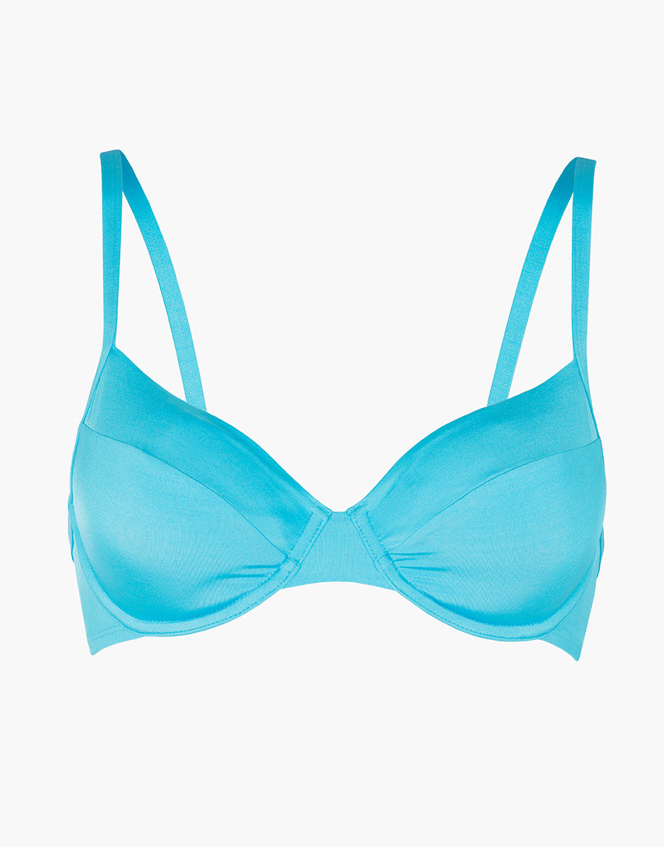 Lovable Glam Shiny Micro Essential Micro reggiseno bikini turchese 3B