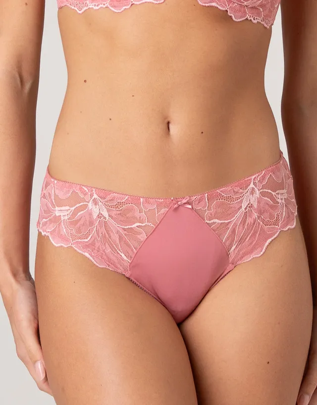 Lovable So Lacy Panties Floreal Lace slip midi rosa pesco