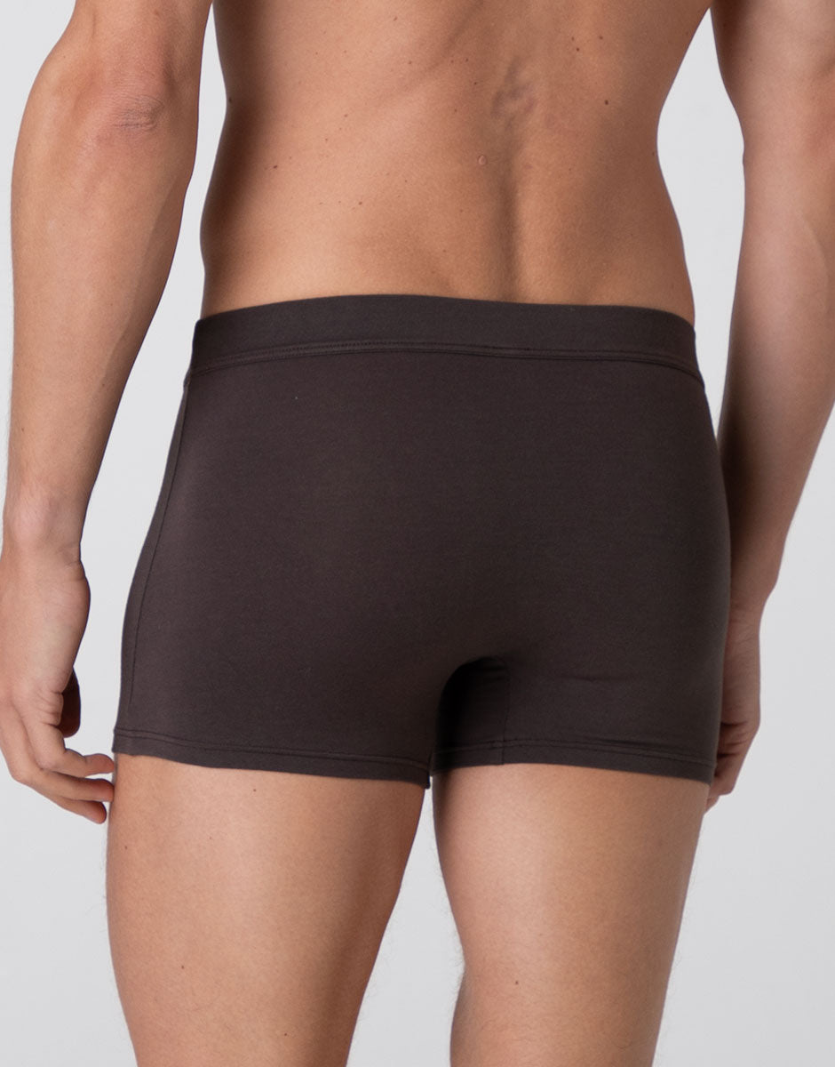 Lovable Value Elegance Modern Cotton Modal boxer 3/S cioccolato