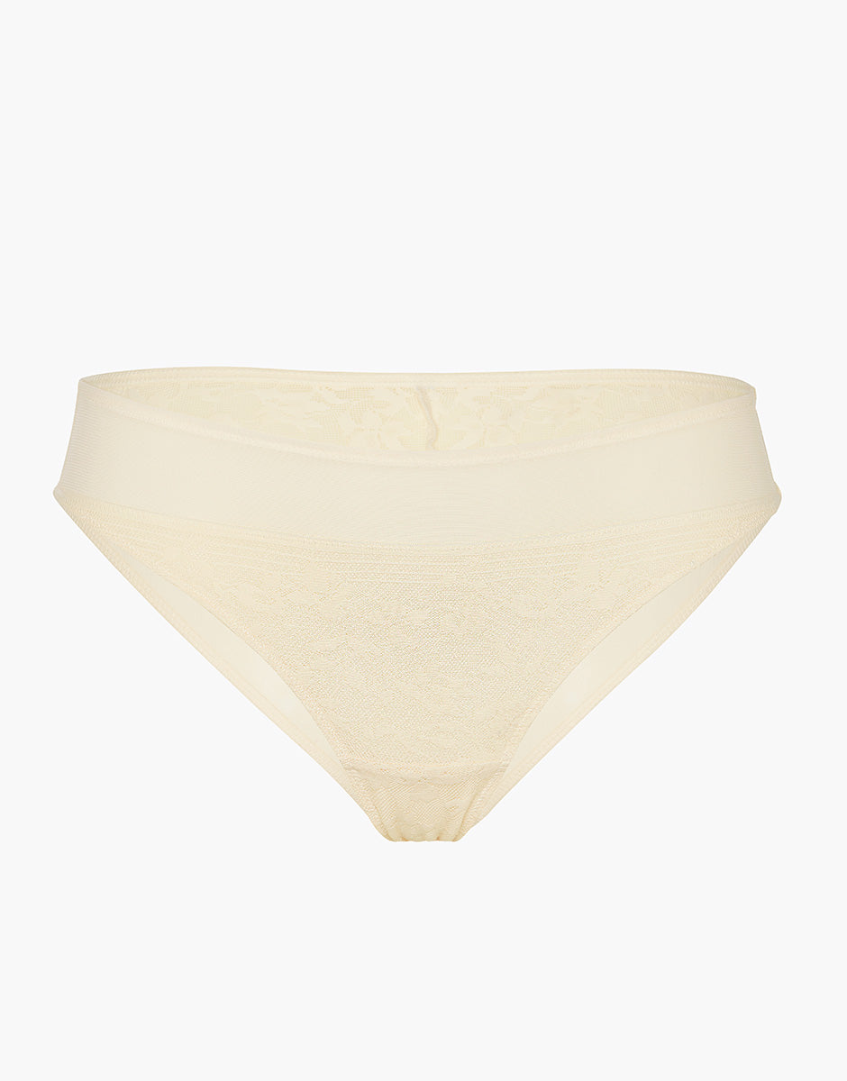 Lovable So Lacy Panties Brasiliano Blossom Lace brasiliano avorio in pizzo