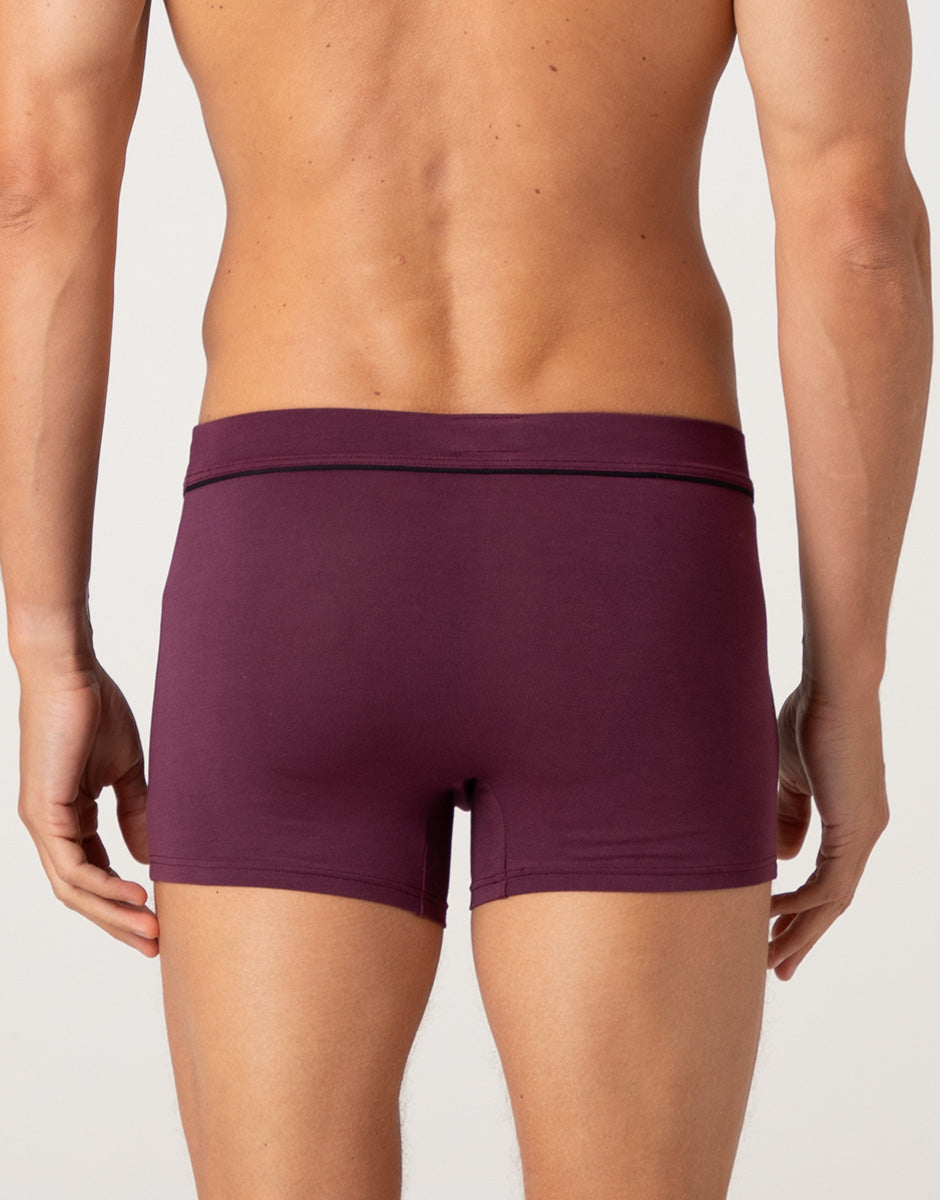 Lovable Value Elegance Modern Cotton Modal boxer uomo vinaccia taglia 4/M