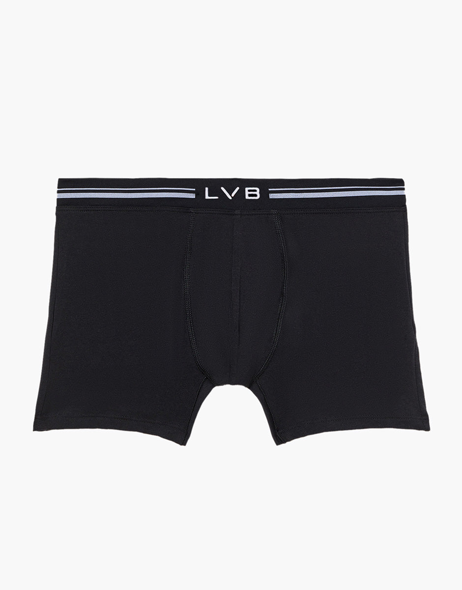 Lovable Value Elegance Boxer Comfort 360 Stretch Cotton nero cotone elasticizzato