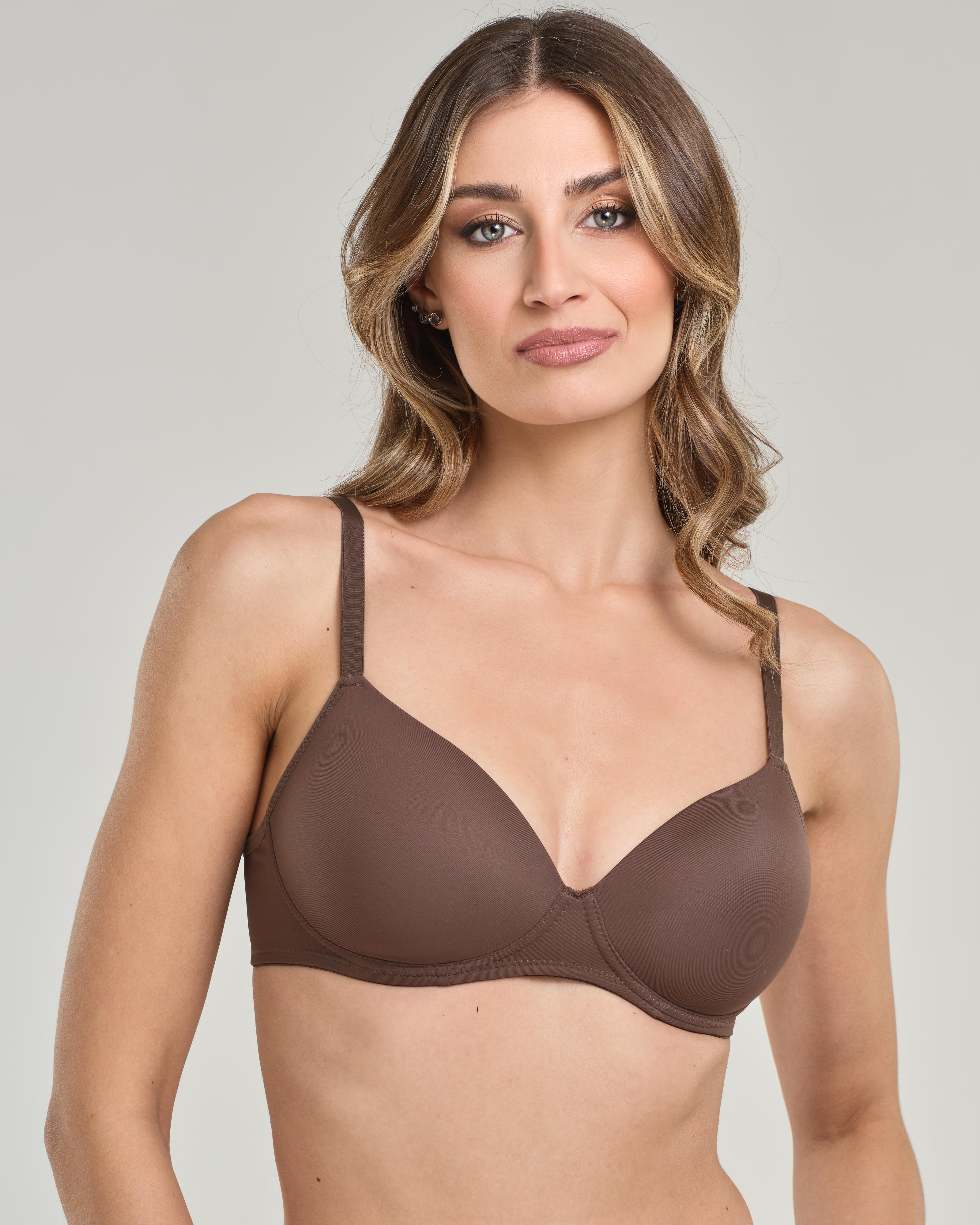SPIMAN Design Reggiseno senza ferretto nero coppa B