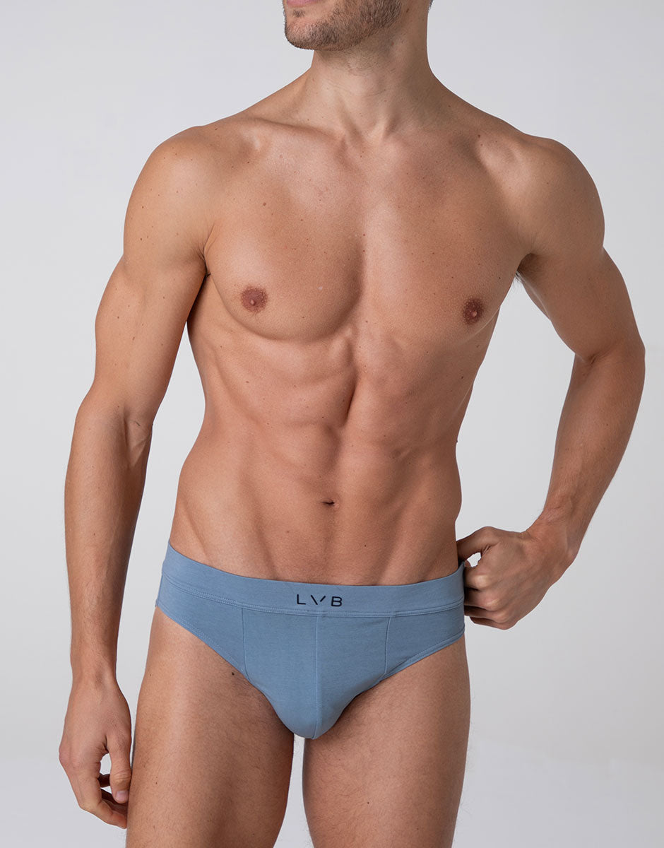 Lovable Lovely Modern Cotton Modal slip uomo azzurro cotone modal