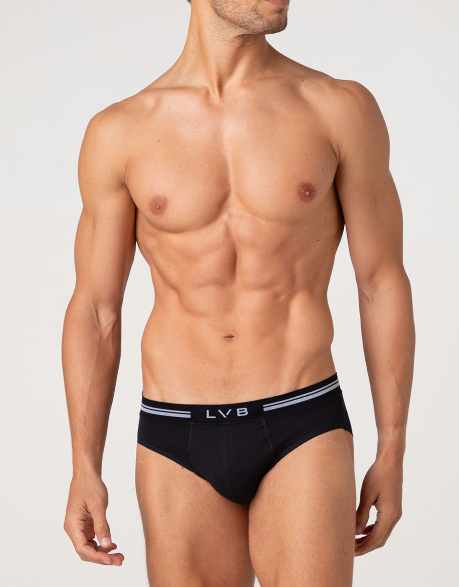 Lovable Lovely Slip Comfort 360 Stretch Cotton uomo nero elasticizzato