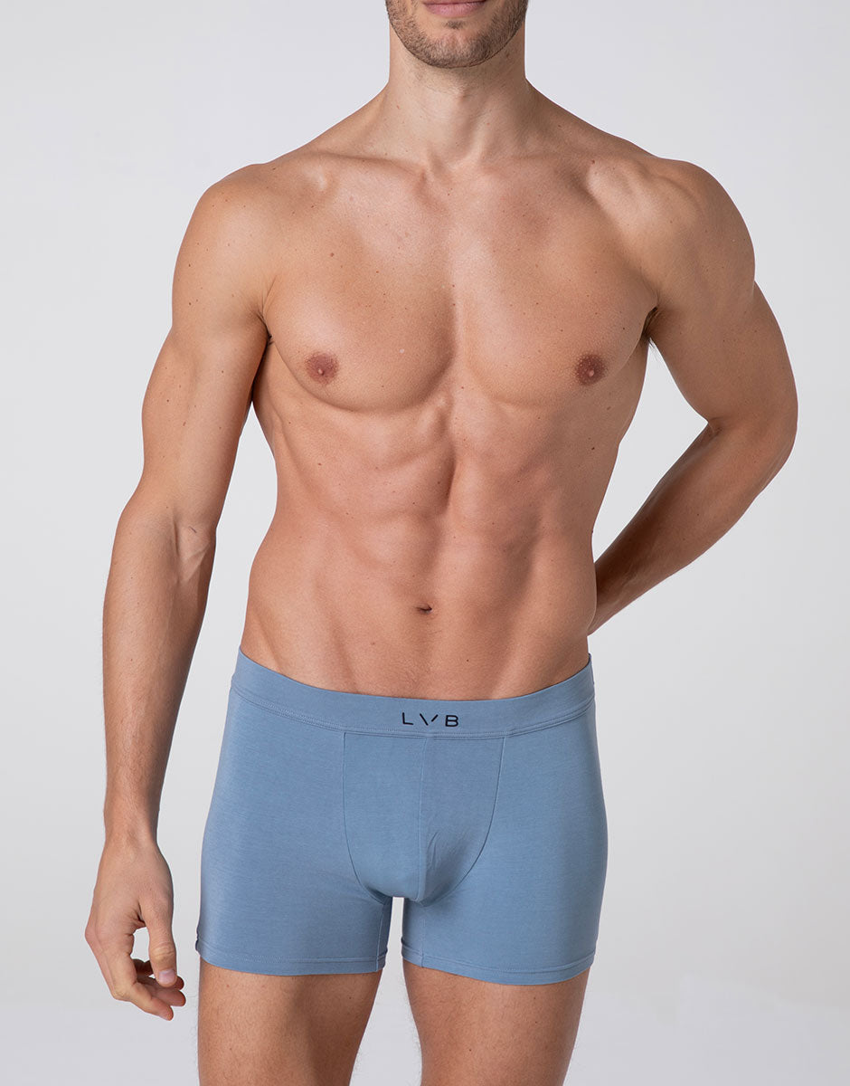 Lovable Value Elegance Modern Cotton Modal boxer azzurro 3/S cotone modal
