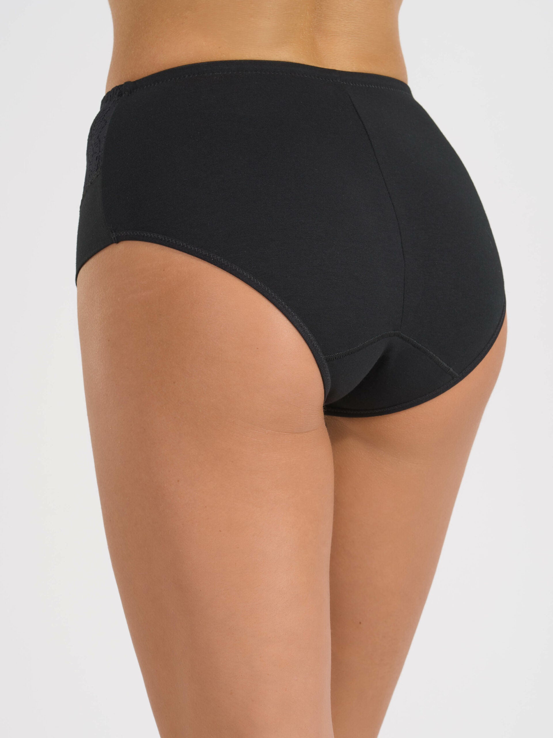 SPIMAN Cotton guainetta in cotone elasticizzato e pizzo