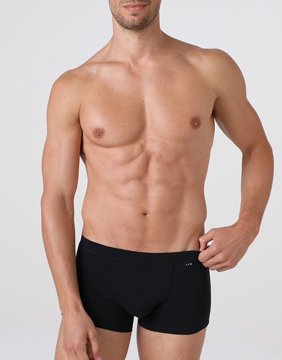 Lovable Value Elegance Short boxer Cotton Stretch nero 1 pezzo cotone elasticizzato
