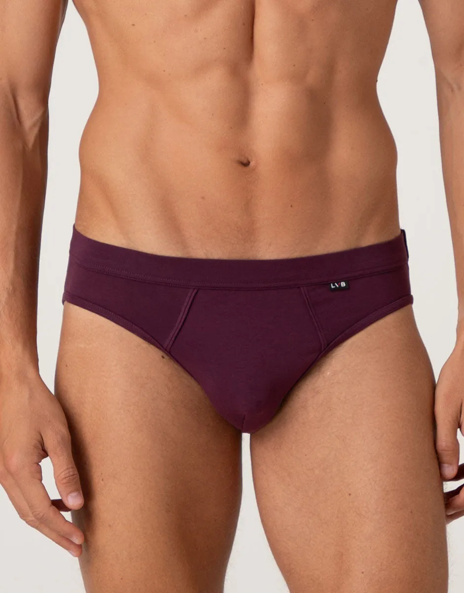 Lovable Lovely Slip Casual Stretch Cotton slip uomo vinaccia cotone elasticizzato