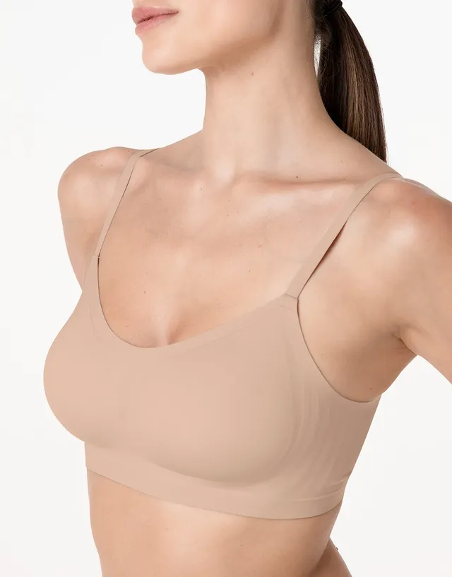 Lovable Invisible Fusion reggiseno brassiere senza ferretto nudo chiaro