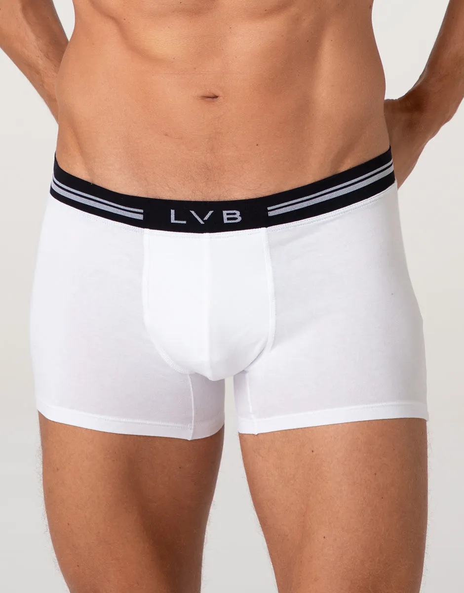 Lovable Value Elegance Comfort 360 Stretch Cotton boxer bianco