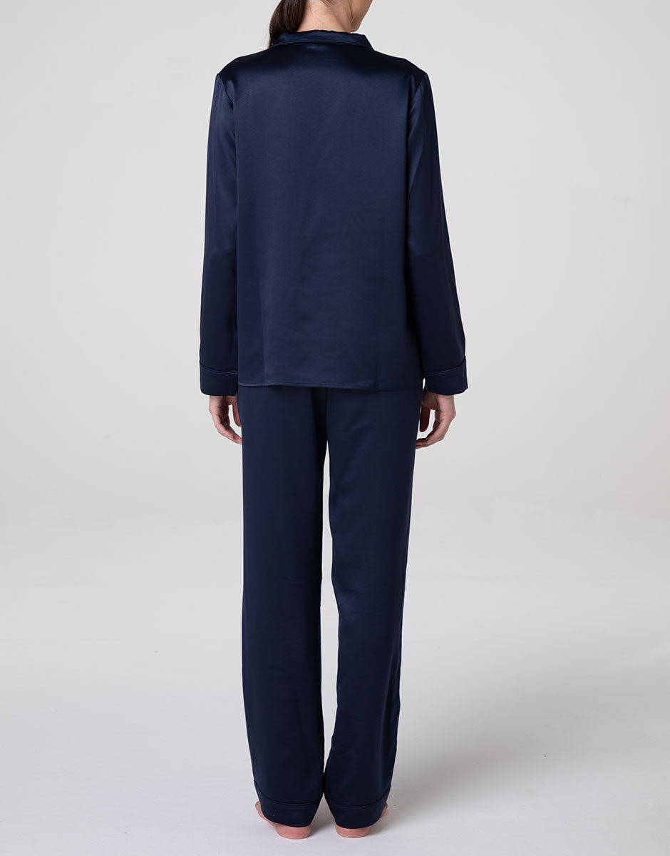 Lovable Basic Soul Pigiama Lungo Aperto pigiama blu navy