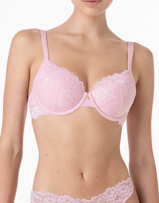 Lovable Garden Flowers Lace reggiseno con ferretto Lux Lace rosa confetto