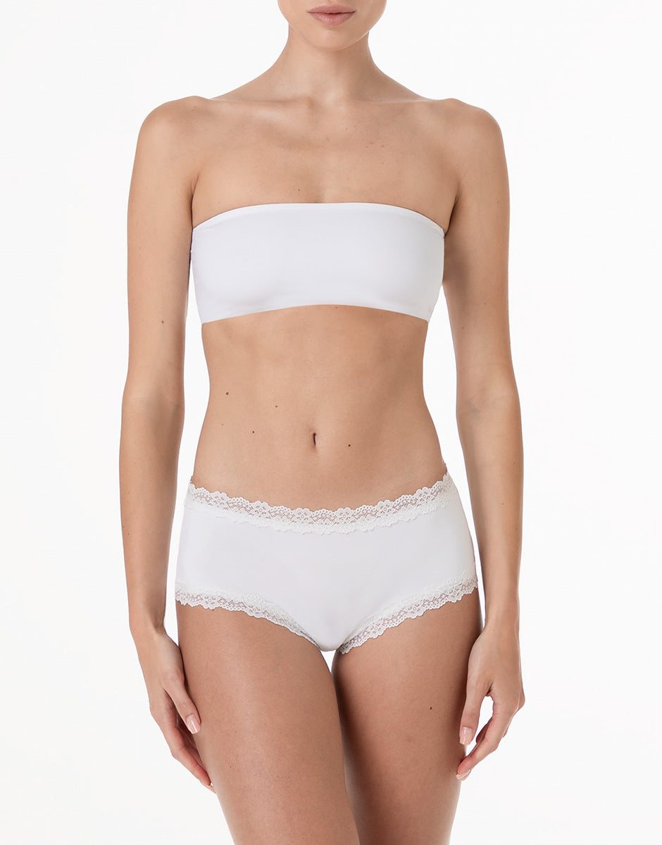 Lovable So Lacy Panties Lacy Micro culotte bianca in microfibra