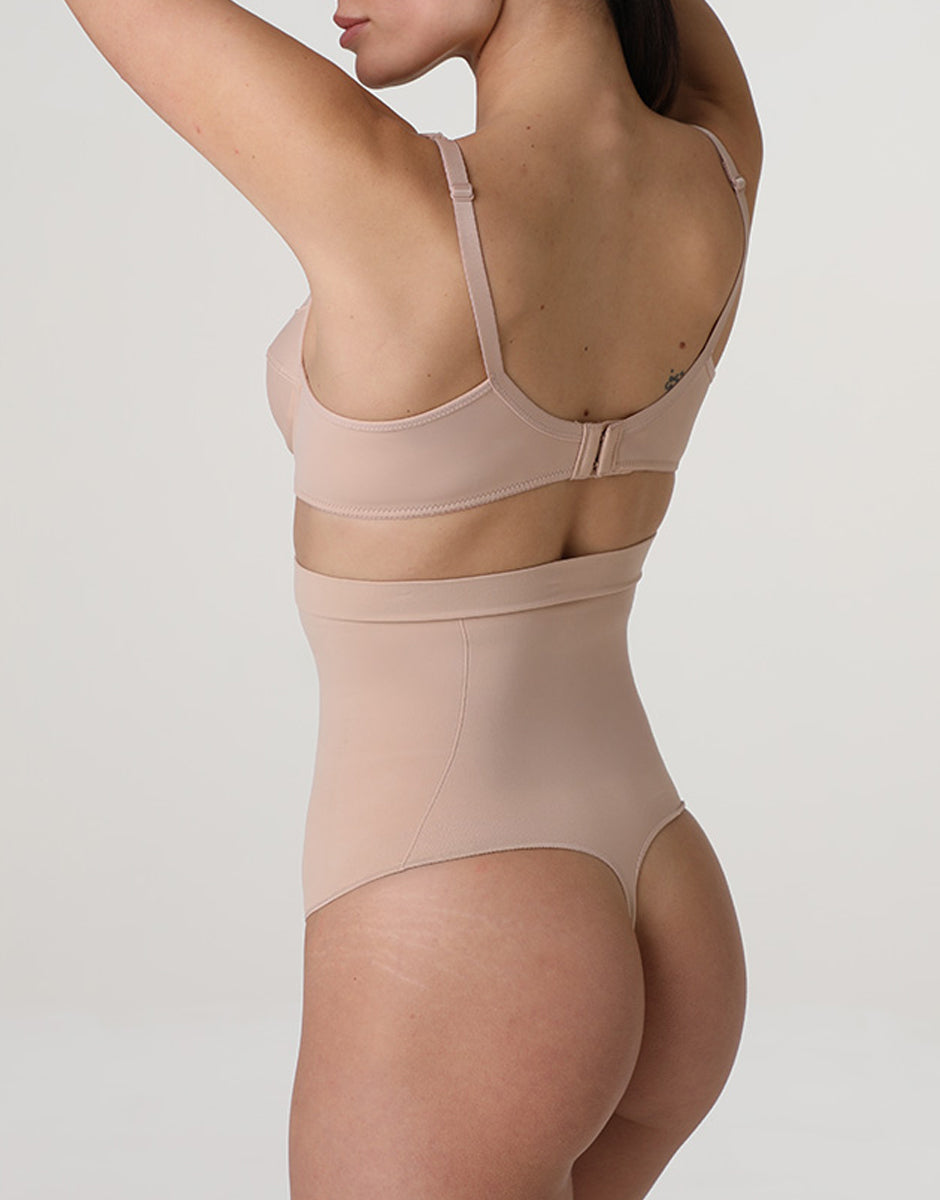 Lovable Body Bliss Guaina Perizoma Vita Alta Silhouette Shaping cipria 2/S microfibra
