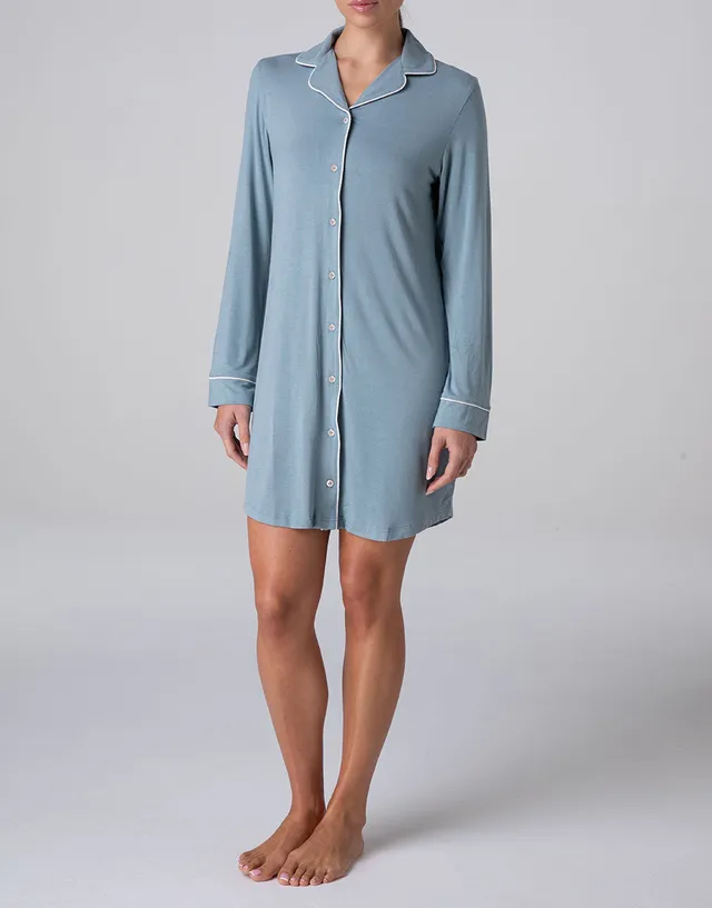 Lovable Basic Soul camicia da notte aperta in viscosa carta da zucchero