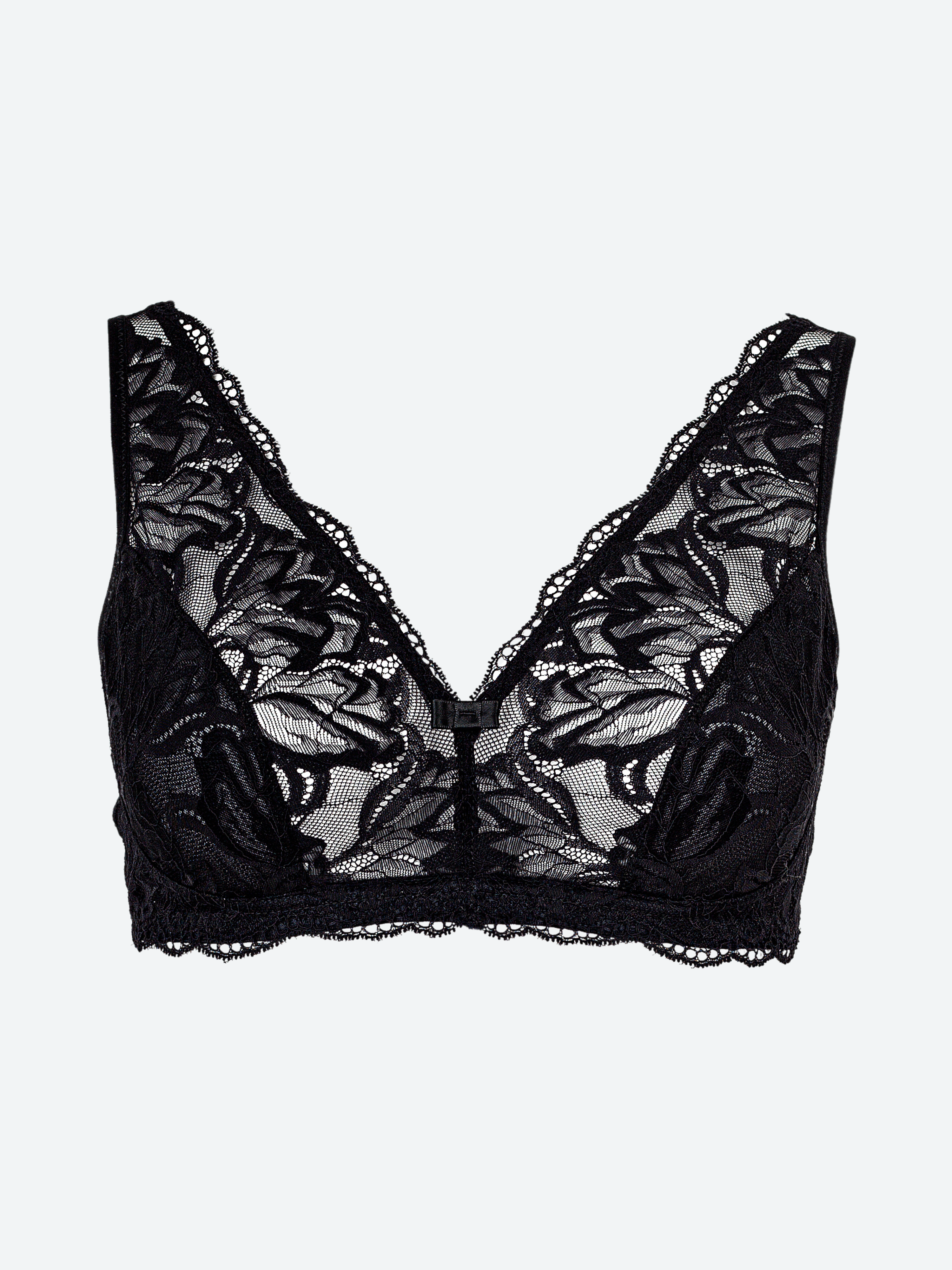 SPIMAN Style reggiseno modello vela in pizzo jacquardtronic bianco