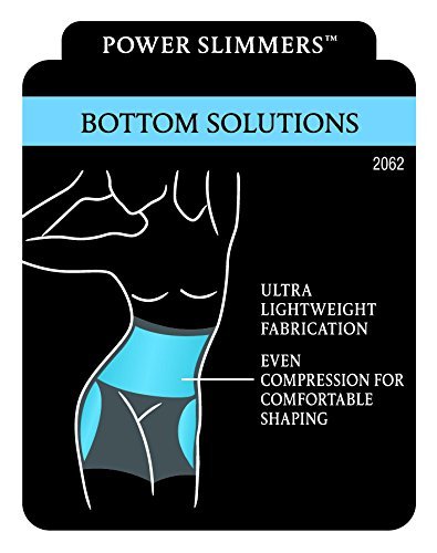Maidenform Thigh Slimmers Shorty Everyday Control guaina nera L