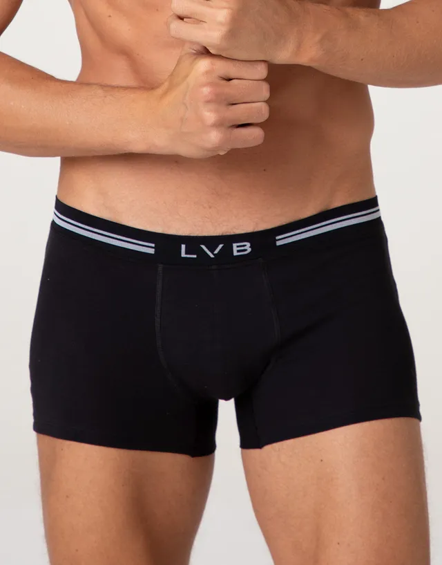 Lovable Value Elegance Boxer Comfort 360 Stretch Cotton nero cotone elasticizzato