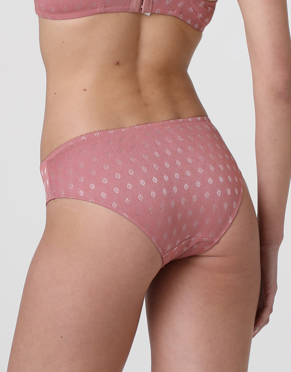 Lovable My Daily Comfort Daisy Fancy Micro slip alto rosa polvere microfibra