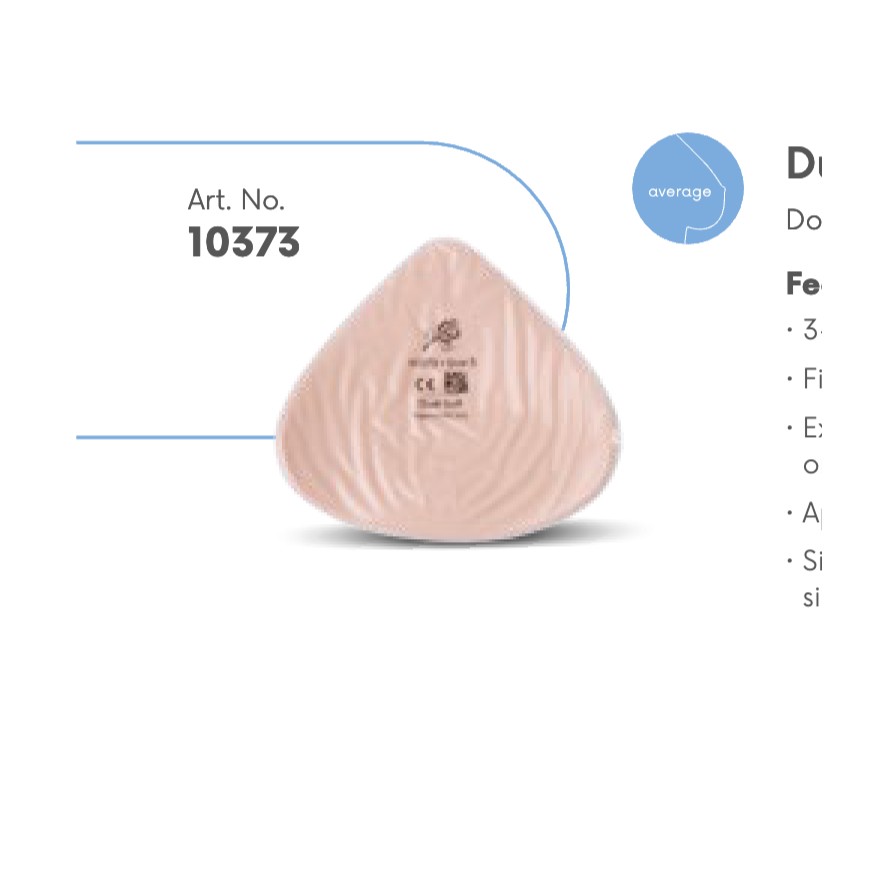 ABC Breast Care Protesi mammarie Dual Soft 10373 protesi simmetrica leggera