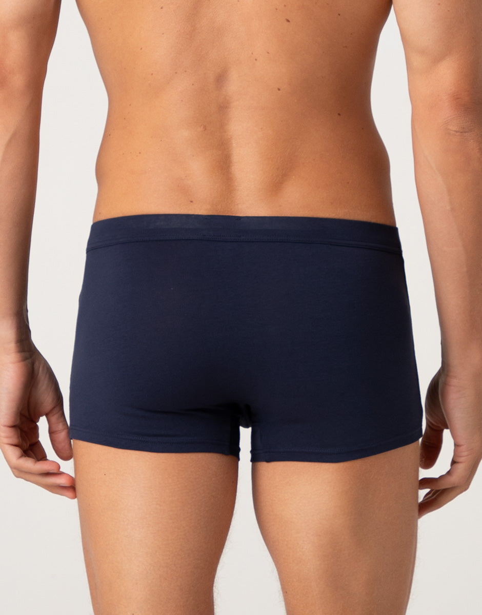 Lovable Value Elegance Dynamic Cotton boxer uomo blu notte cotone elasticizzato
