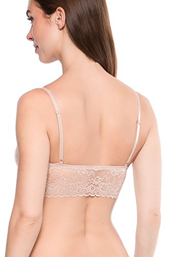 Maidenform Bras Longline Bralette reggiseno Magenta Zeal, pacco da 1, morbido