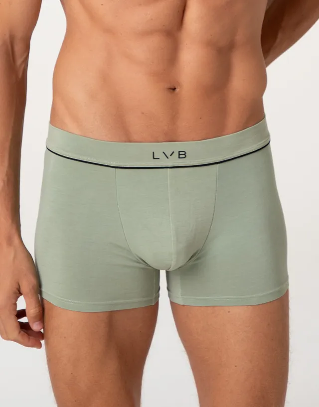 Lovable Value Elegance Modern Cotton Modal boxer uomo salvia