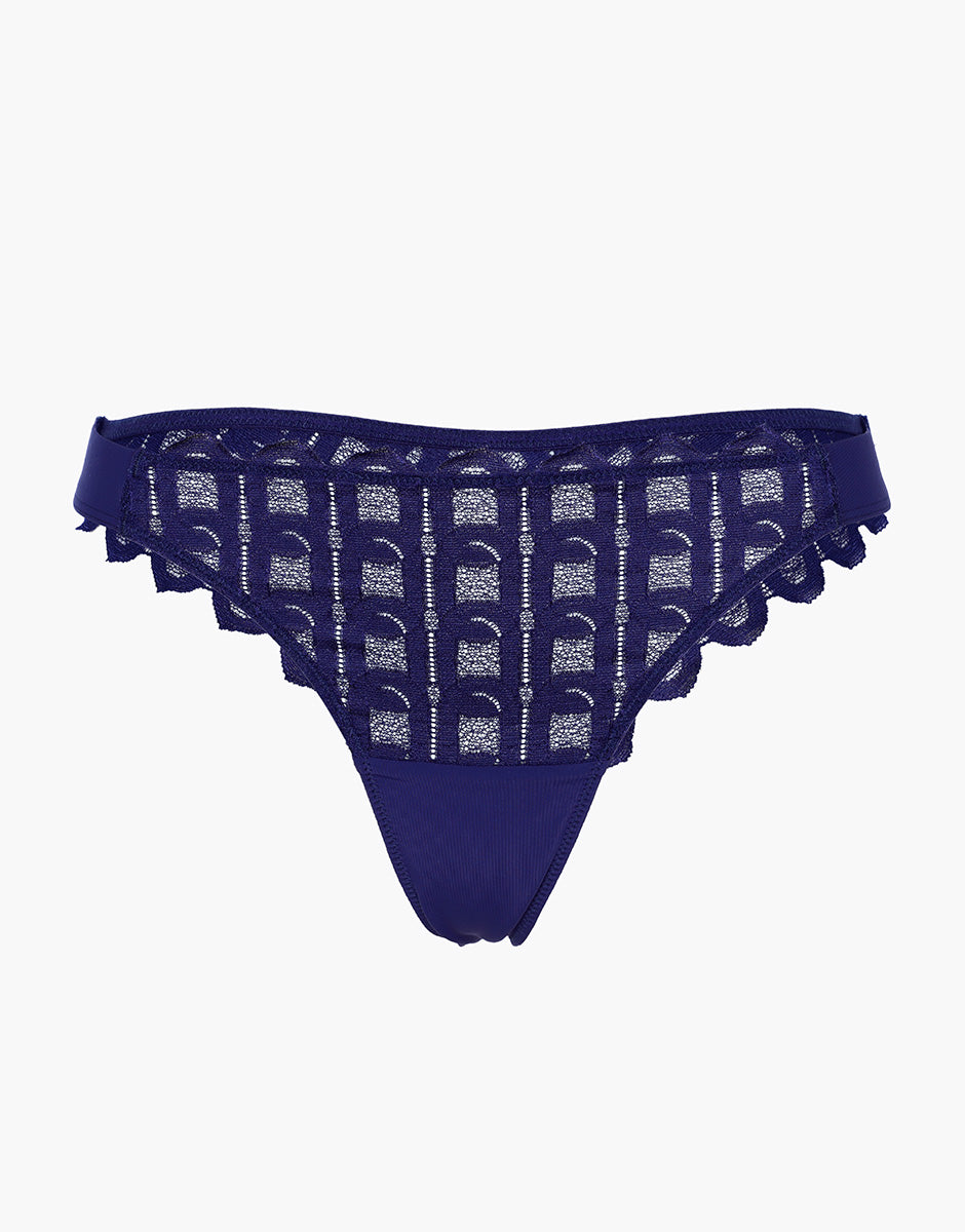 Lovable So Lacy Panties L’Allure brasiliano viola scuro