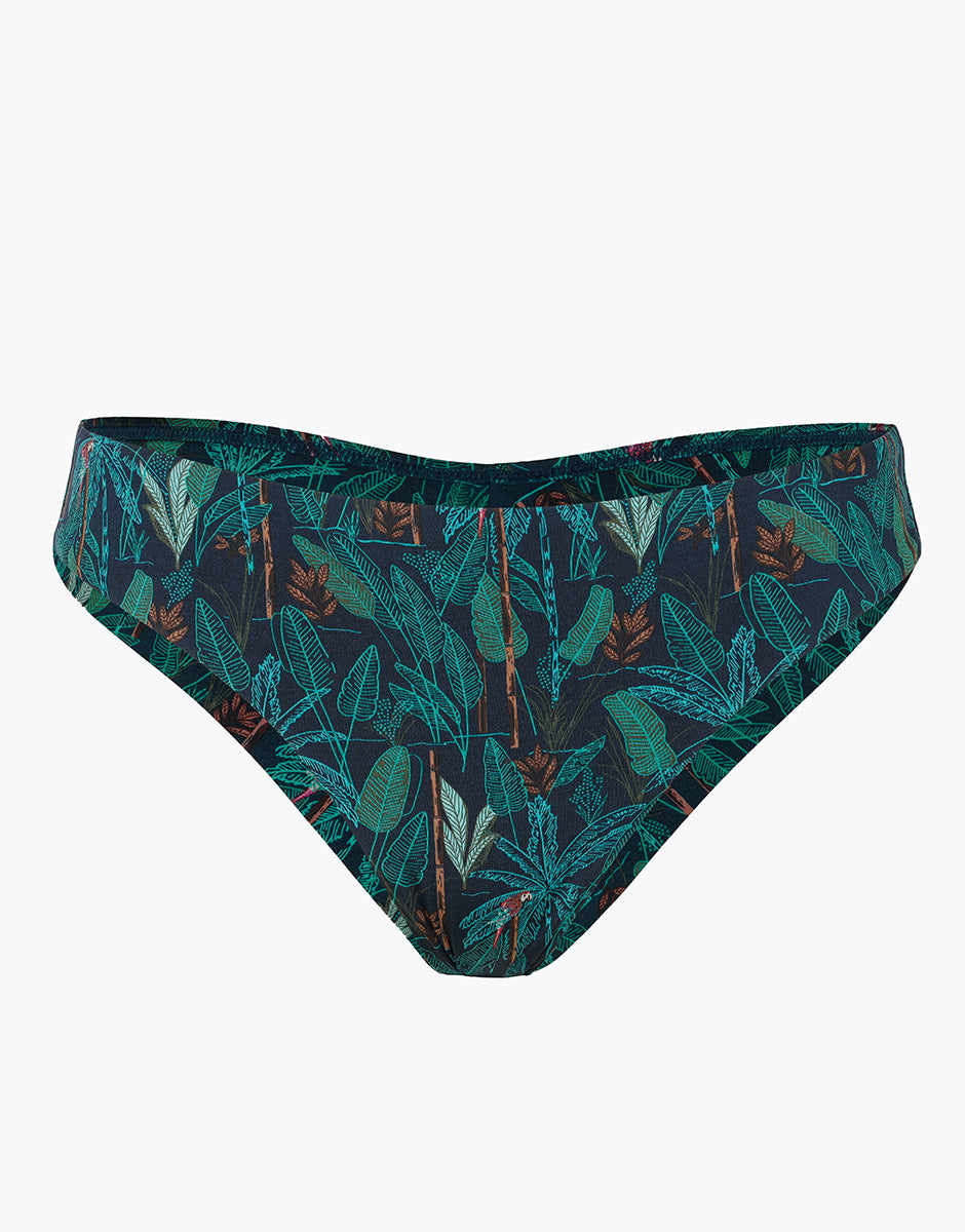 Lovable Glam Shiny Micro Contemporary Printed Micro costume brasiliano tropicale