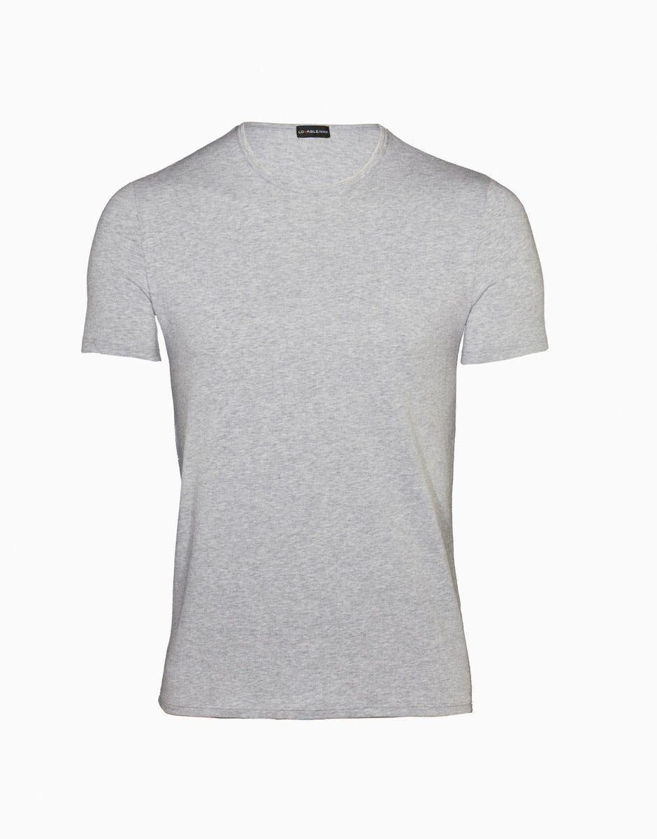 Lovable Basic Soul Cotton Stretch T-shirt girocollo grigio