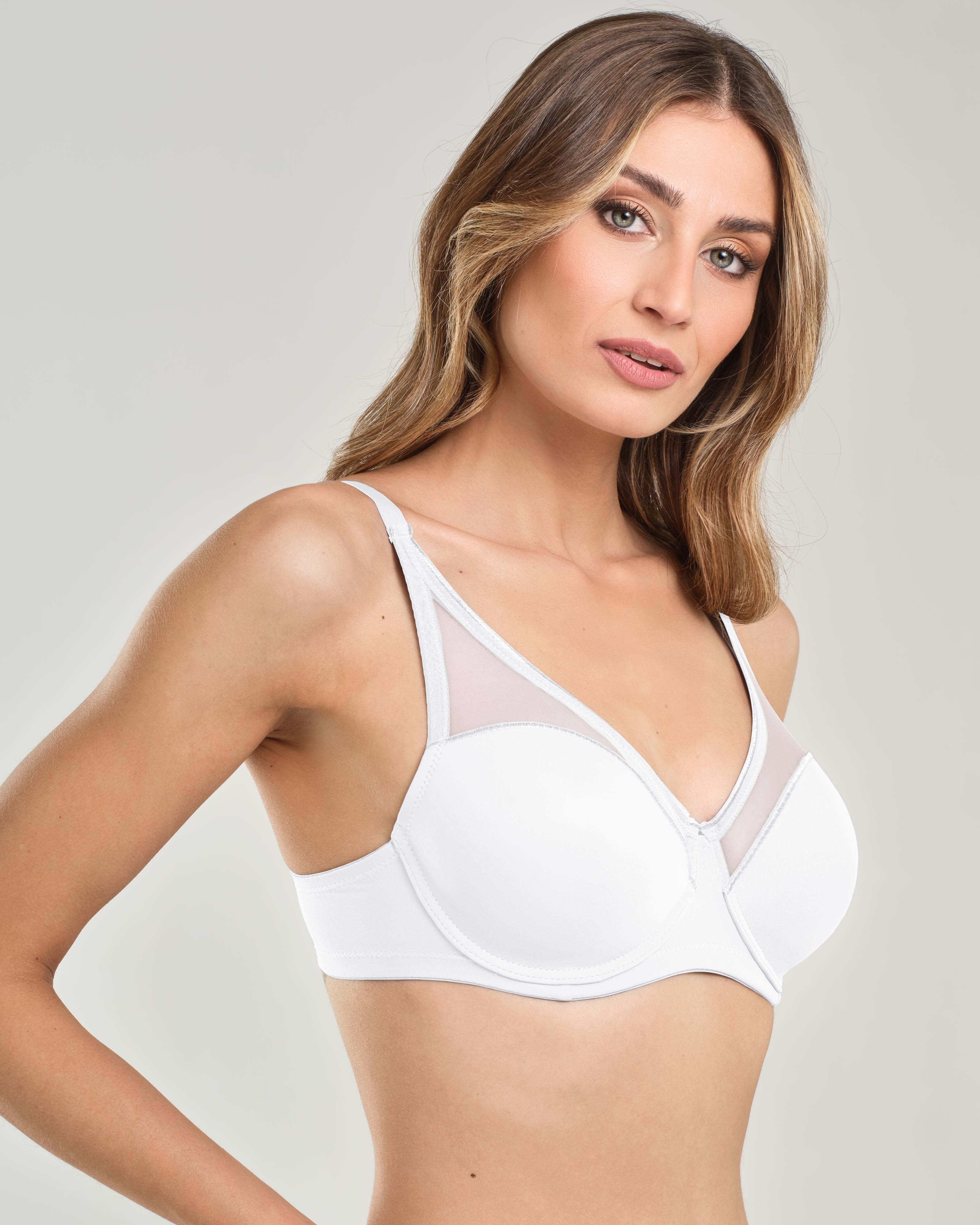 SPIMAN Class Reggiseno con ferretto Coppa B imbottito in microfibra