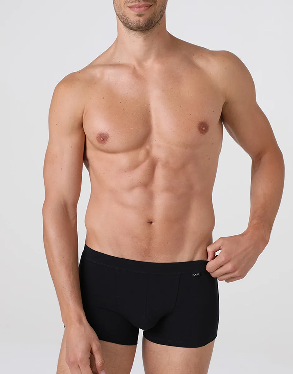 Lovable Value Elegance Short boxer Cotton Stretch nero 1 pezzo cotone elasticizzato