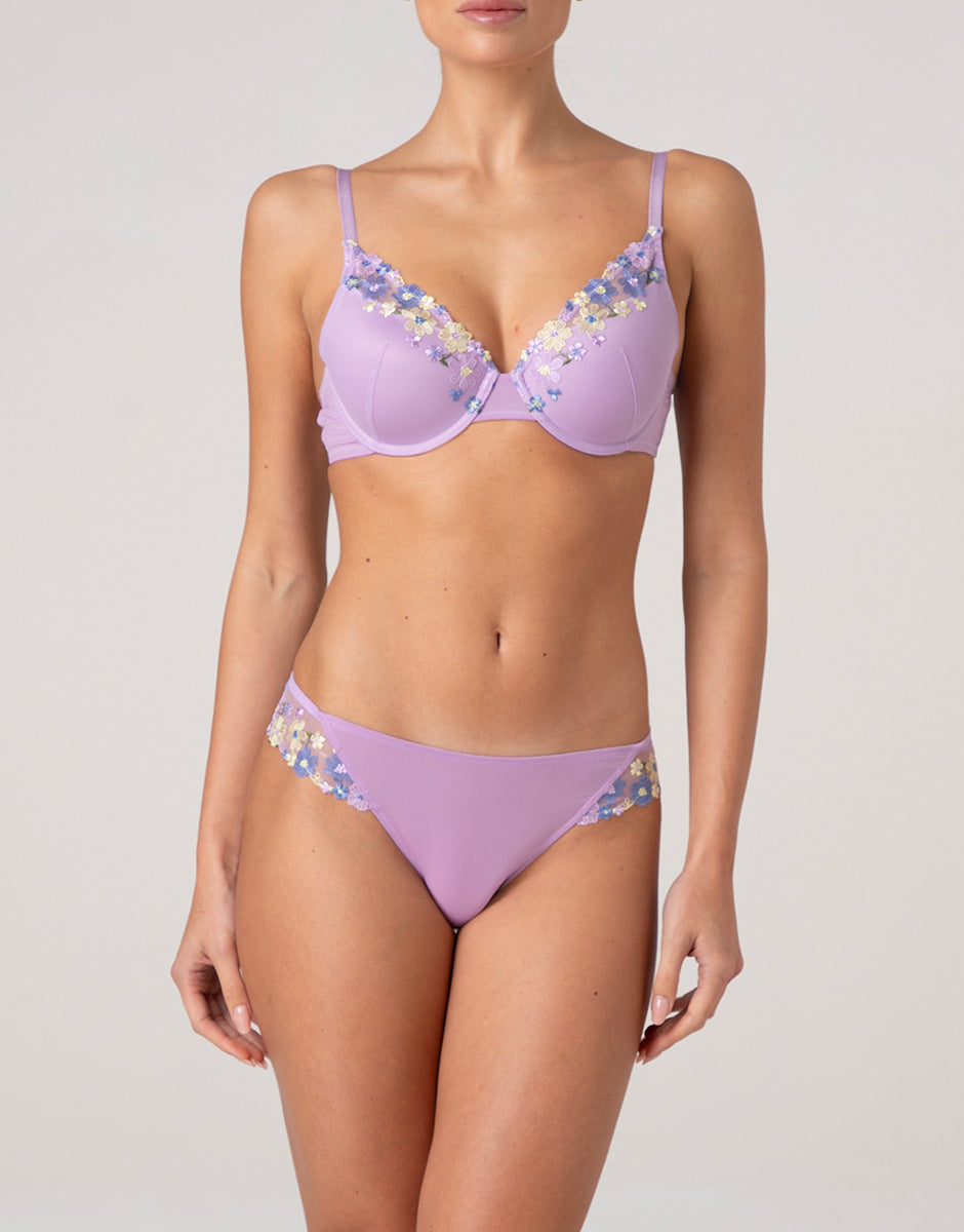 Lovable So Lacy Panties Fairytale Embroidery brasiliano lavanda tulle ricamato