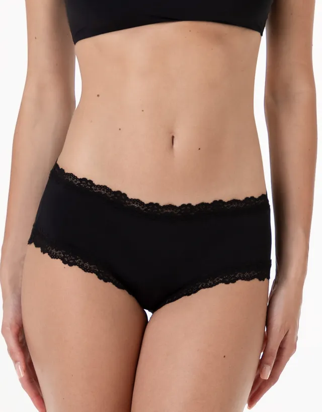 Lovable So Lacy Panties Lacy Micro culotte nera in microfibra e pizzo